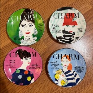 Kate Spade Lenox Charm Decorative Plate- set of 4